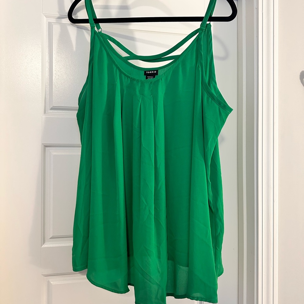 Torrid Vibrant Green Camisole Top
